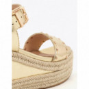 Lola Casademunt Cuña con efecto rafia LS2605027-0M2