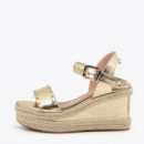 Lola Casademunt Cuña con efecto rafia LS2605027-0M2