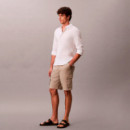 Shorts cargo de sarga de algodón