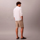 Shorts cargo de sarga de algodón