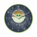 Reloj Pared Star Wars Mandalorian Cutest In The Galaxy