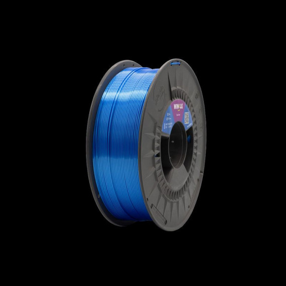 WINKLE FILAMENTO AZUL ACERO PLA SILK 1.75MM 300 GR BLUE STEEL