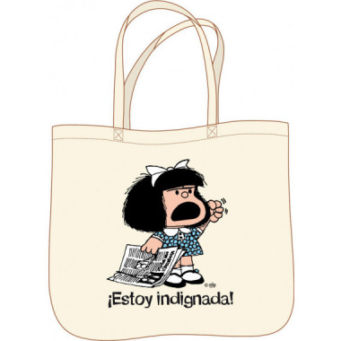 BOLSA MAFALDA TOTE BAG ESTOY INDIGNADA