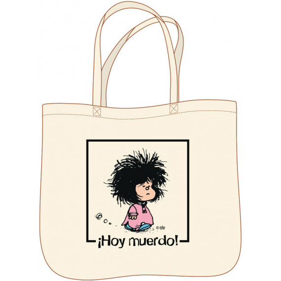 BOLSA MAFALDA TOTE BAG HOY MUERDO