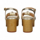 SANDALIA ANUDADA PLATINO