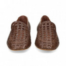 MOCASIN TRENZADO MOKA
