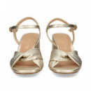 SANDALIA CRUZADA PLATINO