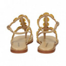 ESCLAVA GILDA CIRCULOS BEIGE