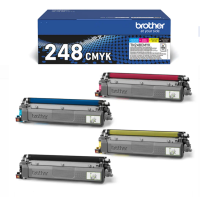 Pack 4 Tóner Original BROTHER TN248VAL Negro/cian/magenta/amarillo (1.000 Páginas)
