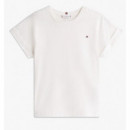 TOMMY HILFIGER - SLUB MDRN C-NK SS T-SHIRT - YBL - F|WW0WW45747/YBL