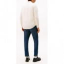 TOMMY HILFIGER - BRUSHED OXF CREST POCKET SHIRT - Z00 - F|MW0MW40890/Z00