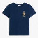 TOMMY HILFIGER - GOLD CREST REG SS TEE - C1G - F|WW0WW46153/C1G