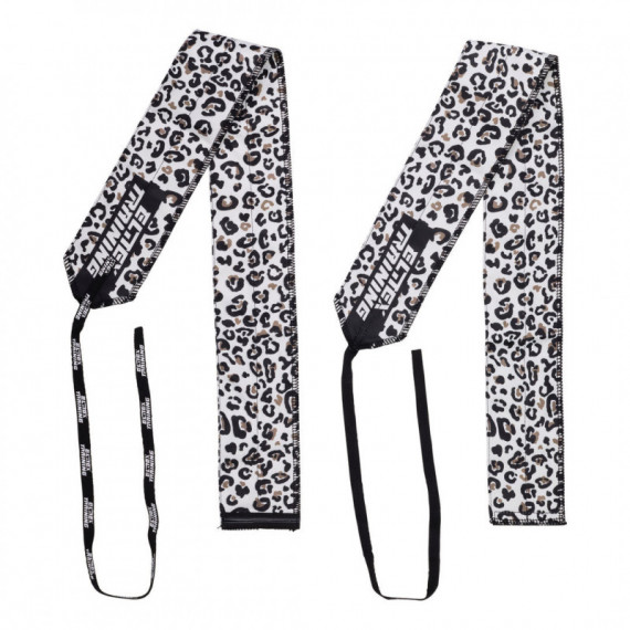 Muñequeras Leopardo blanco