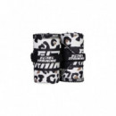 Muñequeras Leopardo blanco