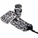 Muñequeras Leopardo blanco