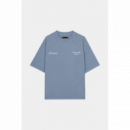 Camiseta Esenzia Blue Reflex tee