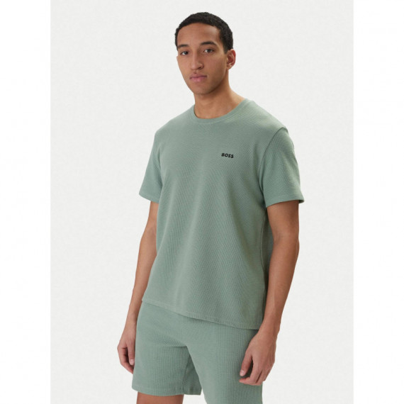 WAFFLE T-SHIRT 10269584 01 OPEN GREEN