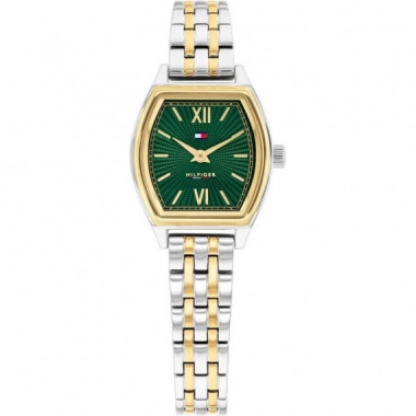 RELOJ NORA BICOLOR E/VERDE
