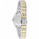 RELOJ NORA BICOLOR E/VERDE