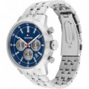 RELOJ KENT ACERO E/AZUL