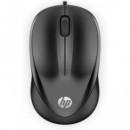 HP Raton Optico Con Cable Usb 1000 Negro