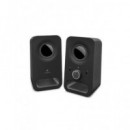LOGITECH Altavoz 2.0 Z150 Negro 6W, Jack 3.5MM, Control Volumen