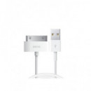 HOCO Cable Datos Para Iphone 4 Toma Ancha X1 Blanco 1Mtr