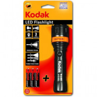KODAK Linterna Led  Focus 157 1000MW 60 LUMENES,IP62 Resistente Al Agua, 50MTRS, Incluye 3 Pilas Aaa