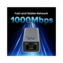 EWENT Adaptador Tipo C/M a RJ45 Ethernet 3.2 EW9818