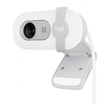 LOGITECH Webcam BRIO 100 Blanco Full HD