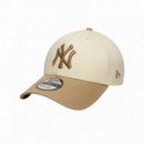 Gorros y Gorras Gorra NEW ERA New York Yankees Colour Block 9FORTY Beige