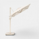 Sombrilla de Jardín con Base Voyager T1 250X250 Cm. Color Sandstone/ivory PLATINUM®