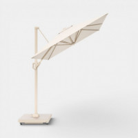 Sombrilla de Jardín con Base Voyager T1 250X250 Cm. Color Sandstone/ivory PLATINUM®