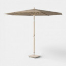 Sombrilla de Jardín Riva Color Taupe/teak Look Ø250 Cm PLATINUM®