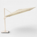 Sombrilla de Jardín con Base Voladiza Nexus T2 Premium 300X300 Cm Color  Champagne PLATINUM®