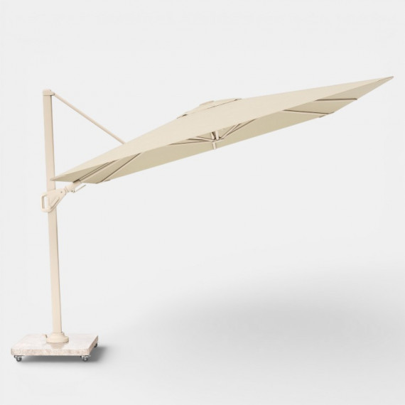 Sombrilla de Jardín con Base Voladiza Nexus T2 Premium 300X300 Cm Color  Champagne PLATINUM®