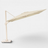 Sombrilla de Jardín con Base Voladiza Nexus T2 Premium 300X300 Cm Color  Champagne PLATINUM®