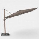 Sombrilla de Jardín con Base Voladiza Nexus T2 Premium 300X300 Cm. Color Havana PLATINUM®