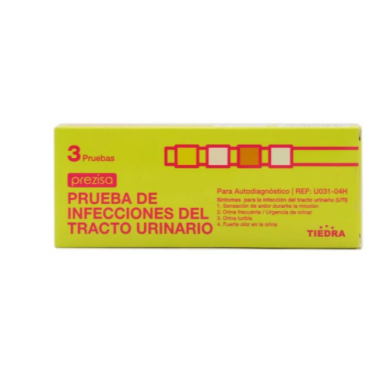 Test Deteccion de Infeccion Urinaria Prezisa 3 U  TIEDRA FCA