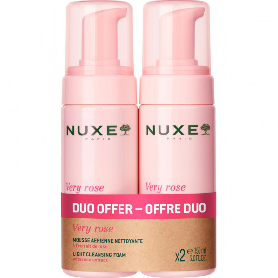 NUXE Very Rose Duplo Espuma Limpiadora 150 Ml