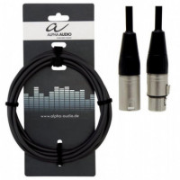 Cable Microfono GEWA Xlr Macho Xlr Hembra 1.5M Rea