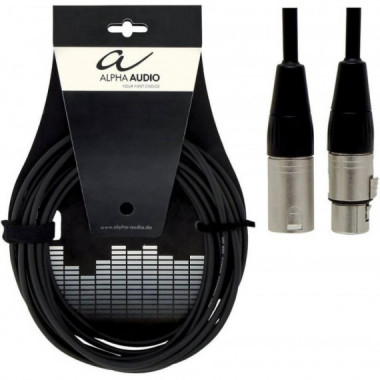 CABLE MICROFONO GEWA XLR MACHO XLR HEMBRA 3M REAN 