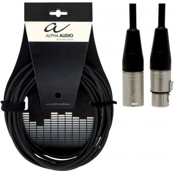 CABLE MICROFONO GEWA XLR MACHO XLR HEMBRA 3M REAN 