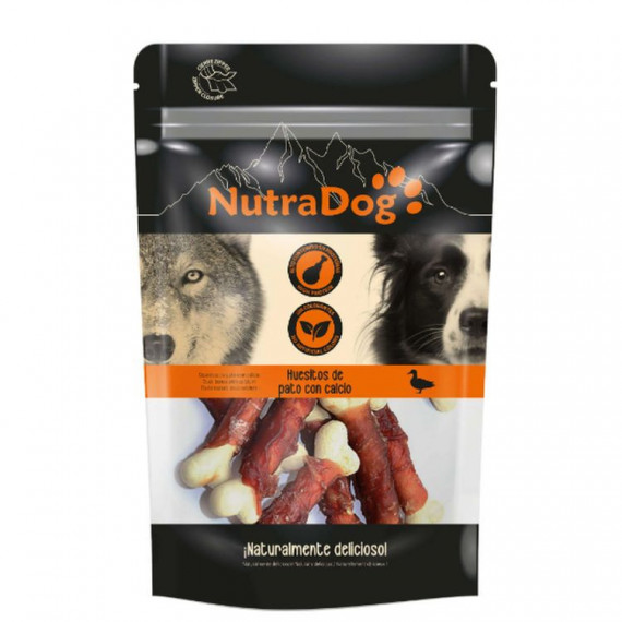 ICA Nutradog perro snack huesitos de pato con calcio 350 gr