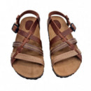 Nature Feet Sandalias Marrones 7178-OURS-BEIG-PARDO