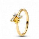 Pandora Anillo Abeja Miel 164562C01