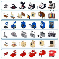 Cápsula sorpresa Max Retro de construcción