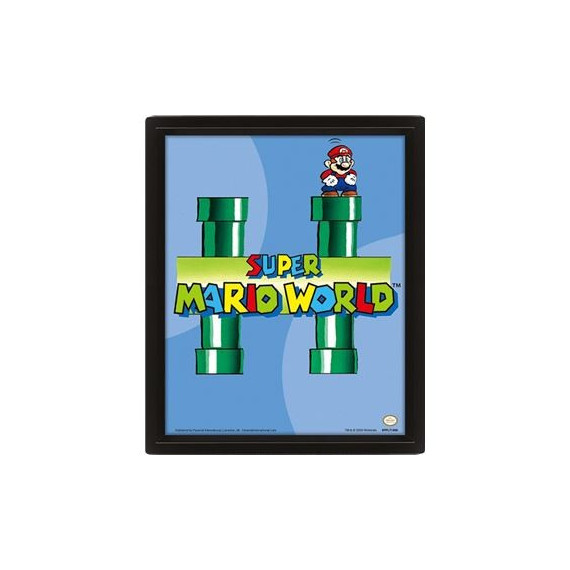Póster 3D Super Mario