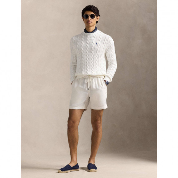 Ls Driver Cn-long Sleeve-pullover White  RALPH LAUREN