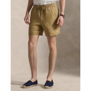WOVEN-SHORTS MEDIUM BEIGE